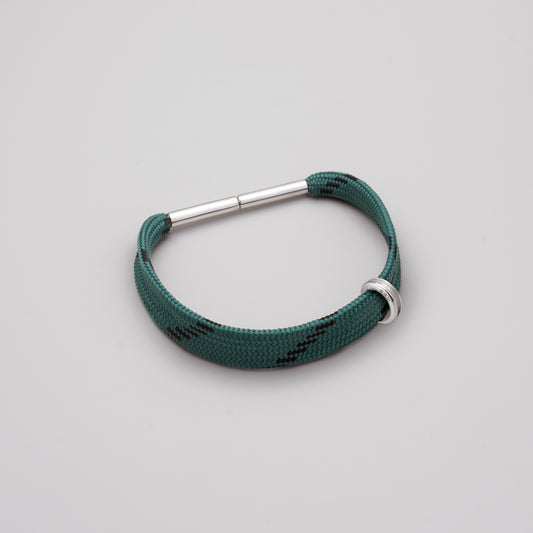Shoelace Bracelet - Forest Green
