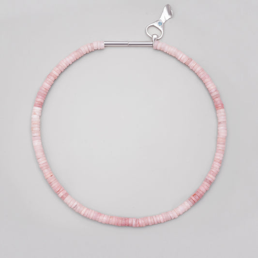 Pink Opal Pukka Soda Tab Necklace