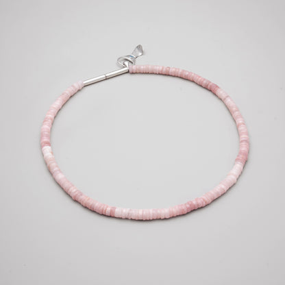 Pink Opal Pukka Soda Tab Necklace