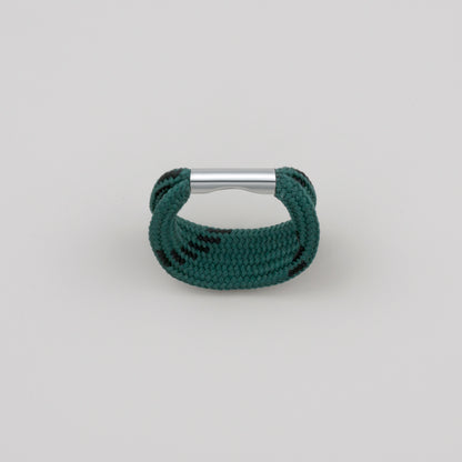Shoelace Ring - Forest Green